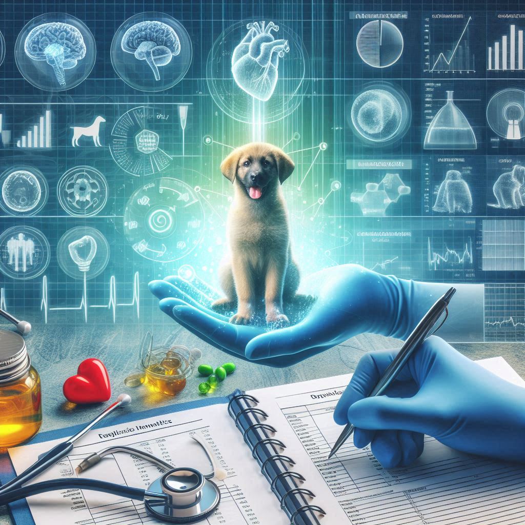 realistic image combining statistics and dog health